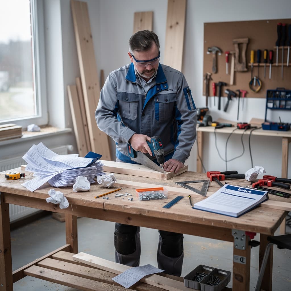 Titelbild: Eingangsrechnungen digitalisieren: Wie Handwerksbetriebe Stunden pro Woche sparen