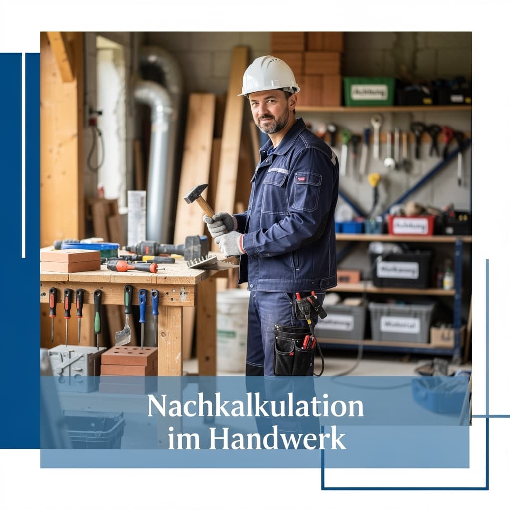 Titelbild: Nachkalkulation im Handwerk: So finden Sie Ihre Verlustprojekte